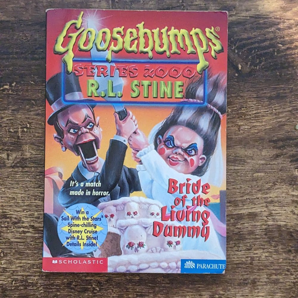 BRIDE of the LIVING DUMMY Goosebumps Series 2000 by R. L. Stine Vintage 90s Book
